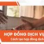 Mẫu Hợp Đồng Dịch Vụ Môi Giới Bất Động Sản