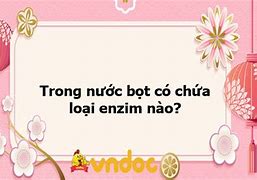 Trong Nước Bọt Có Chứa Gì